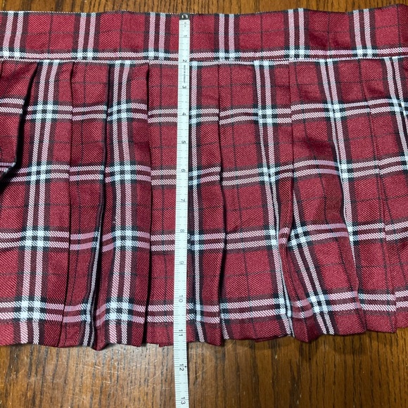Plaid skirt Halloween schoolgirl cosplay Hogwarts griffindoor - Picture 6 of 7